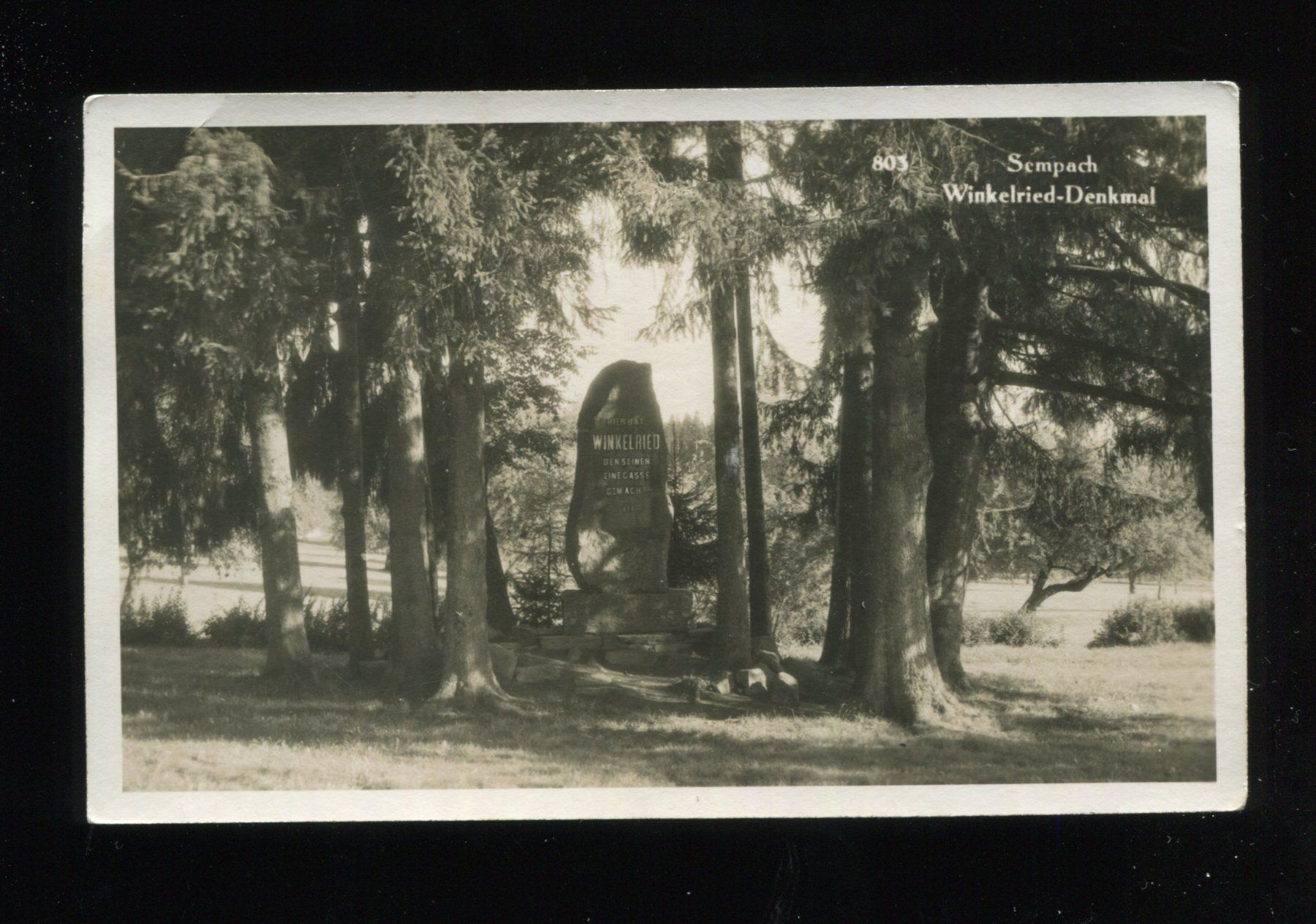 Cartoline postali: Sempach, Winkelried-Denkmal – Usato da Aarau venduto da Elmaar41