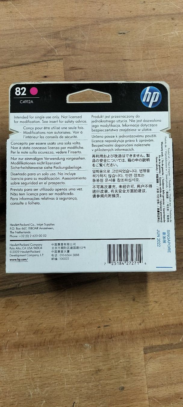 Hewlett Packard Cartucce per stampanti & toner: Druckerpatrone HP 82 – Nuovo e nell'imballaggio originale da Kerzers venduto da Pachystachys 2