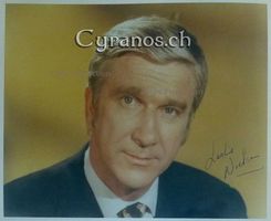 Leslie Nielsen (1926-2010) Schauspieler -Autogramm Grossfoto