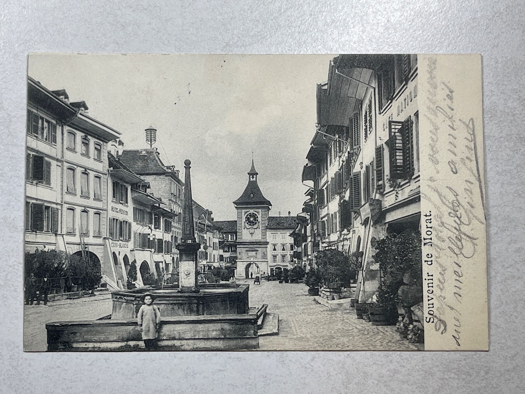 Ansichtskarten: Alte Ansichtskarte Murten / Morat, – Gebraucht aus Strengelbach von Aschatan5
