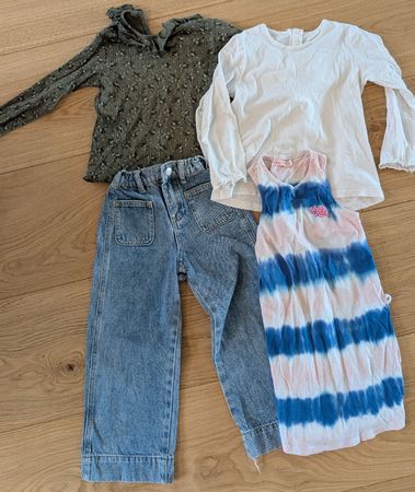 Kleidung Set Mädchen 110 (4 Artikel)