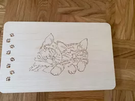 Brettchen "Katzenbabys"