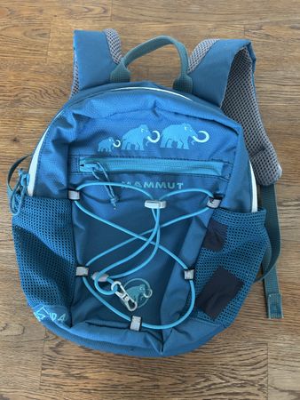 Rucksack Mammut blau Kinder guter Zustand, geflickt