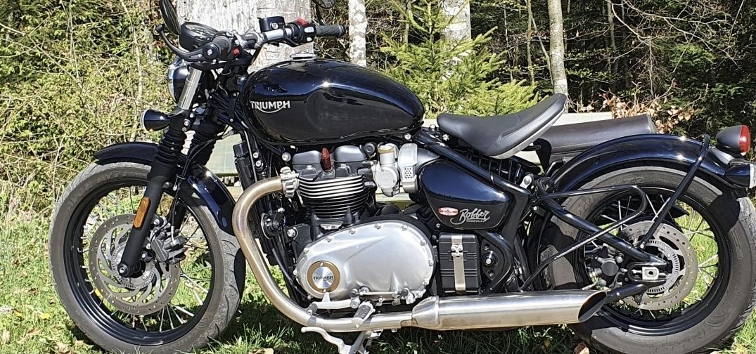 Triumph Sonstige: Triumph Boneville Bobber 1200 ABS Originalzustand – Gebraucht aus Schwarzhäusern von Passat30 1