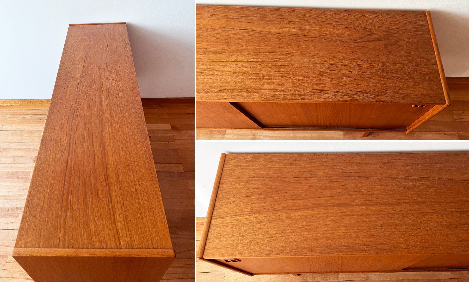 Credenze: Mid Century Danish Teak Credenza – Usato da Basel venduto da Josy_Baker_1906 6