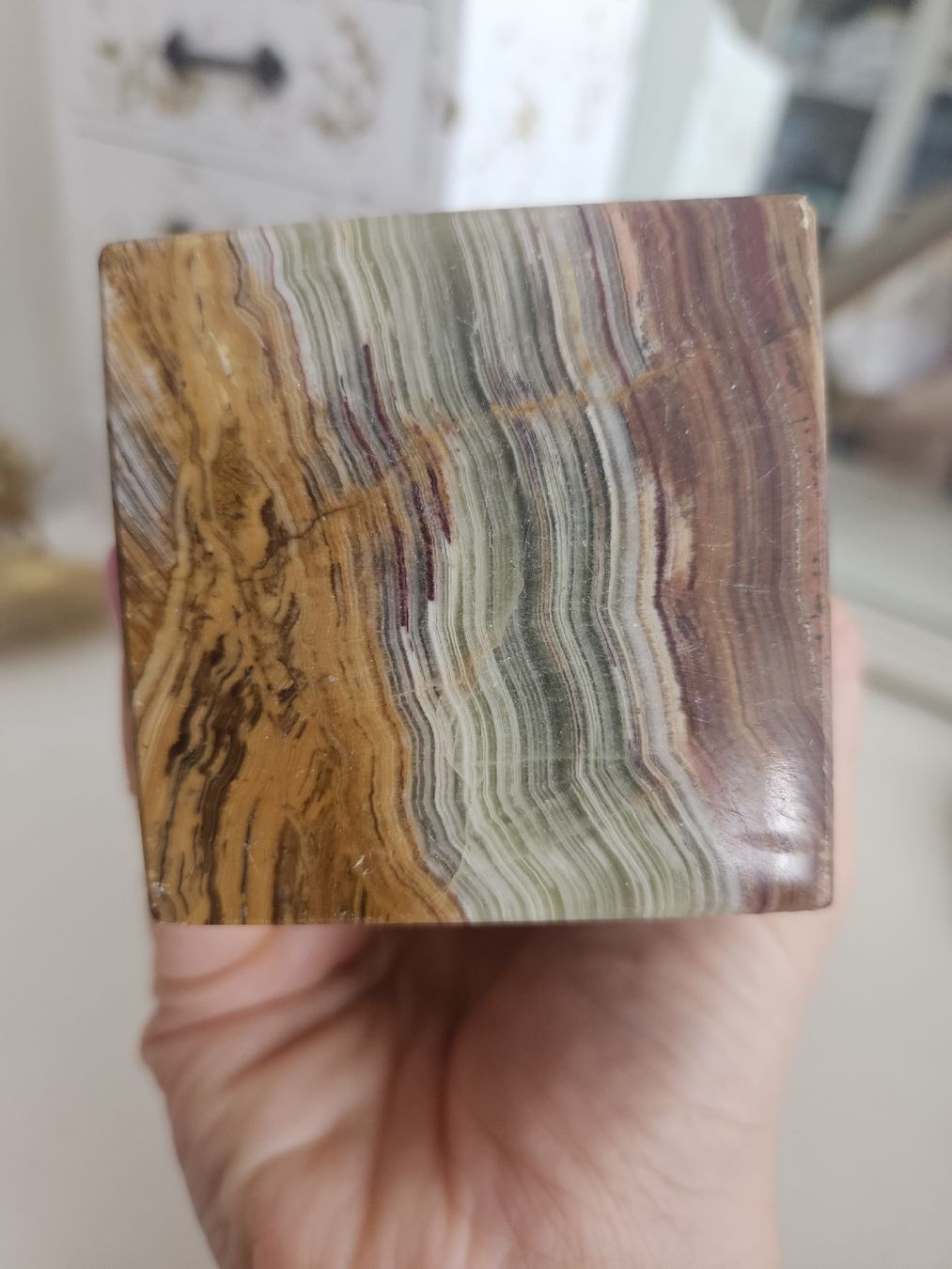 Vase & Récipients: Stein Vase aus Onyx – D'occasion à Rickenbach b. Wil par pookie 4
