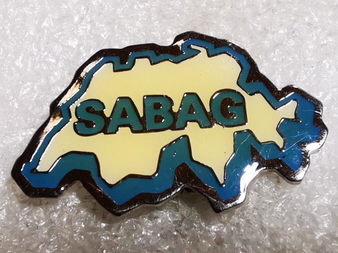 Placchette & Badge: Ansteckpin 91: Sabag – Usato da Oppligen venduto da Pin-Fall-Shop