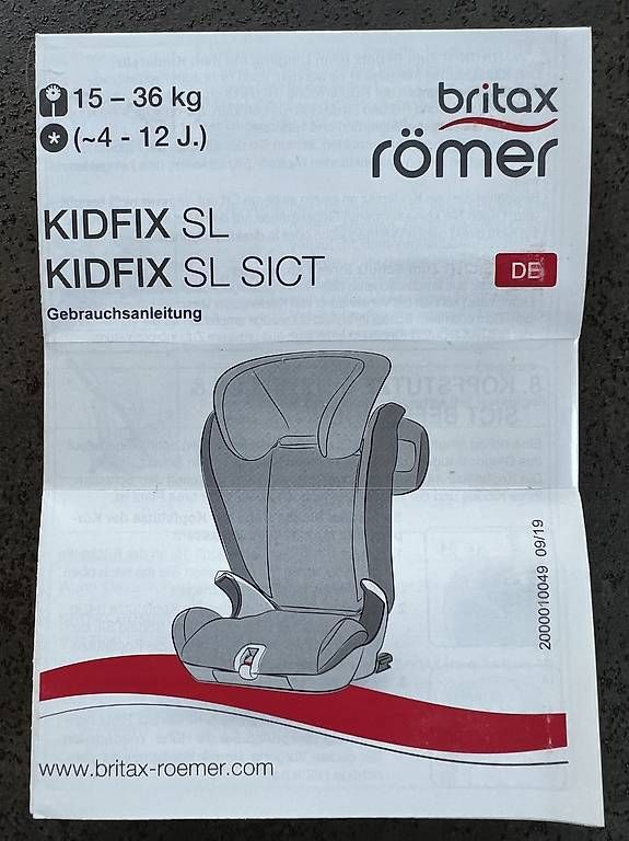 Britax Römer Seggiolini per auto: Kindersitz Römer Britax Kidfix SL – Usato da Niederhelfenschwil venduto da adler2011 4