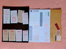 schöne Sammlung Automatenmarken/PP-Stempel 1930-2003