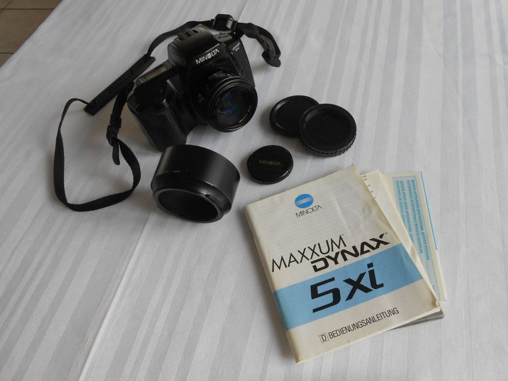 Minolta Fotocamera: MINOLTA DYNAX5xi Spiegelreflex analog AF LENS 50+Blenden t,a – Usato da Hallwil venduto da pkaiser44 3