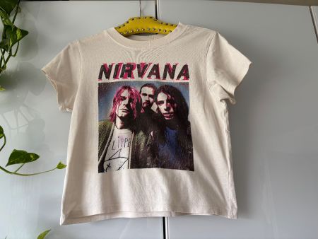 H&M NIRVANA cropped Shirt