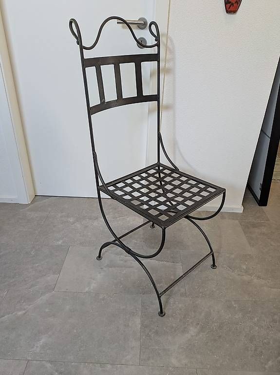 Chaises: 4 chaises en fer forgé – D'occasion à Corcelles-le-Jorat par jmirand