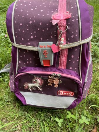 Step by Step Schultasche lila Sterne Einhorn Mädchen