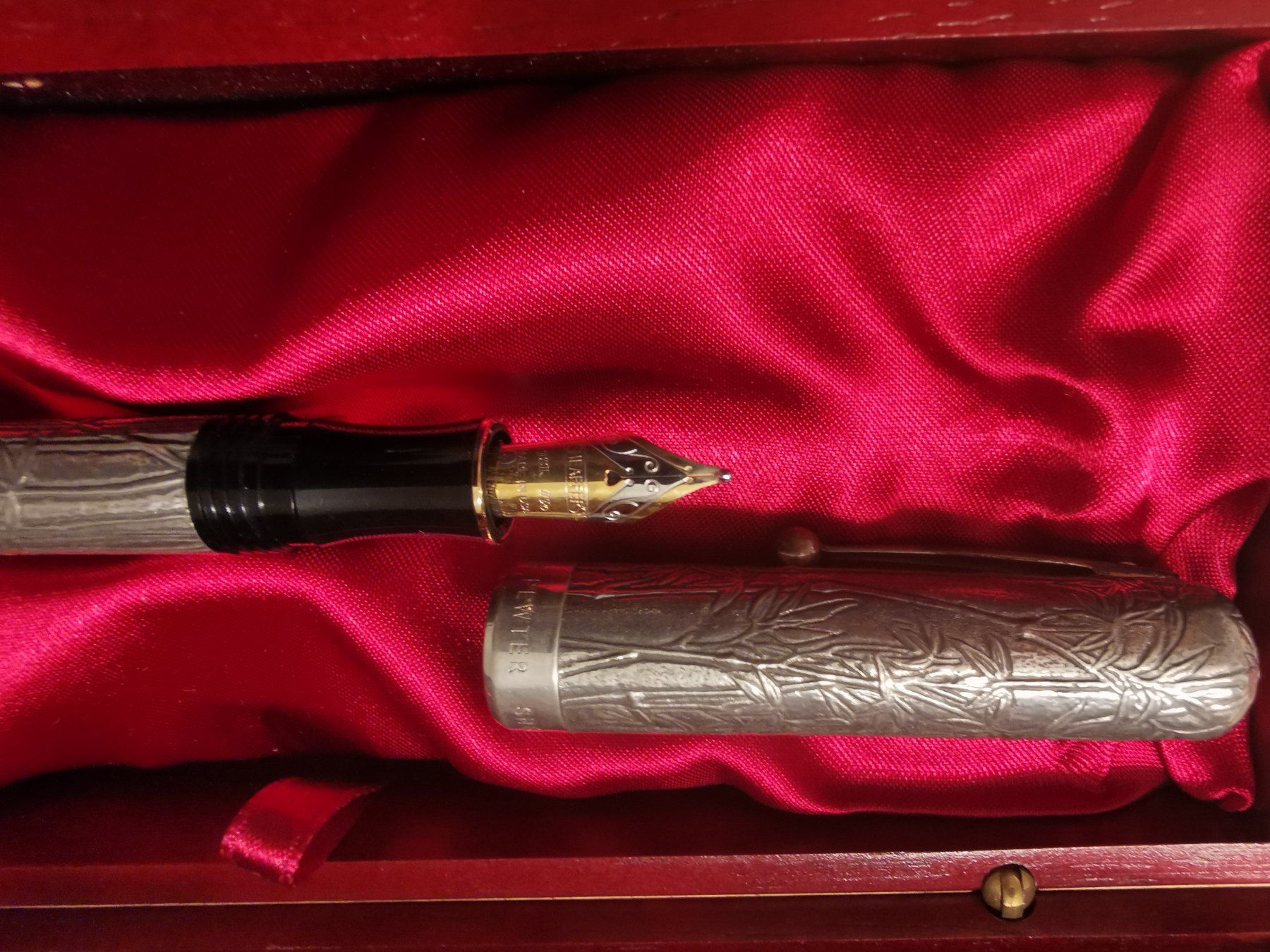 Penna & Evidenziatori: Sheaffer Royal Selangor Bamboo Füllfederhalter – Usato da Bellmund venduto da nikitanikita 1