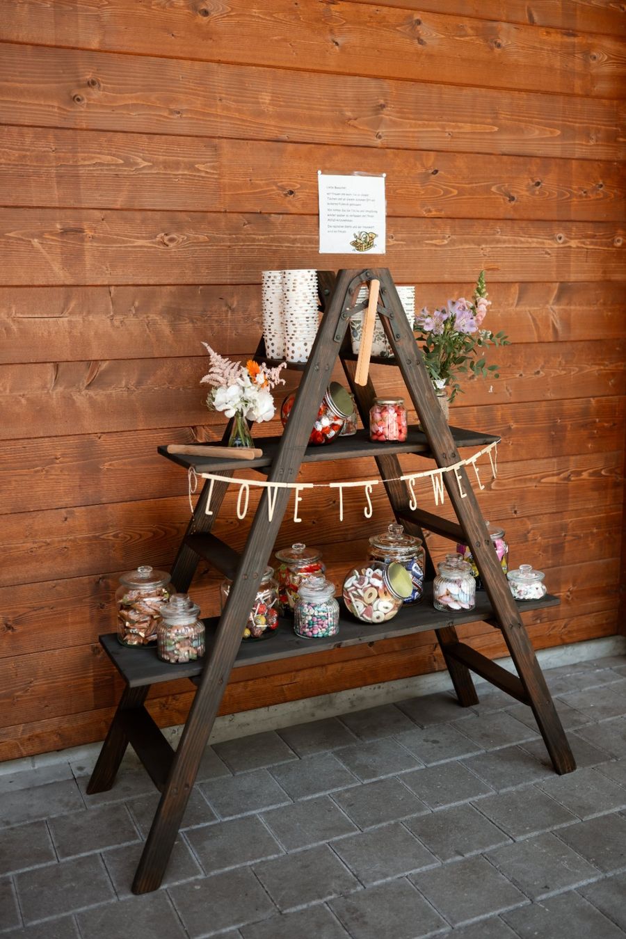 Tutte le decorazioni: Candybar - Leiter - Hochzeit Dekoration – Usato da Bremgarten AG venduto da easy01 1