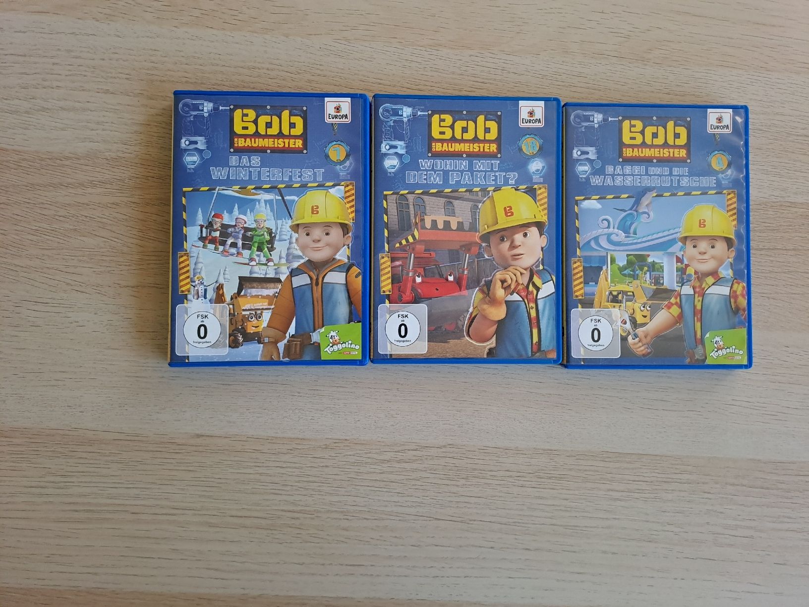 Tutti i DVDs: 3 DVD von Bob der Baumeister – Usato da Rothenburg venduto da 123odermatt