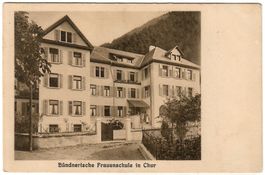 Ansichtskarte Chur,   Bündnerische Frauenschule