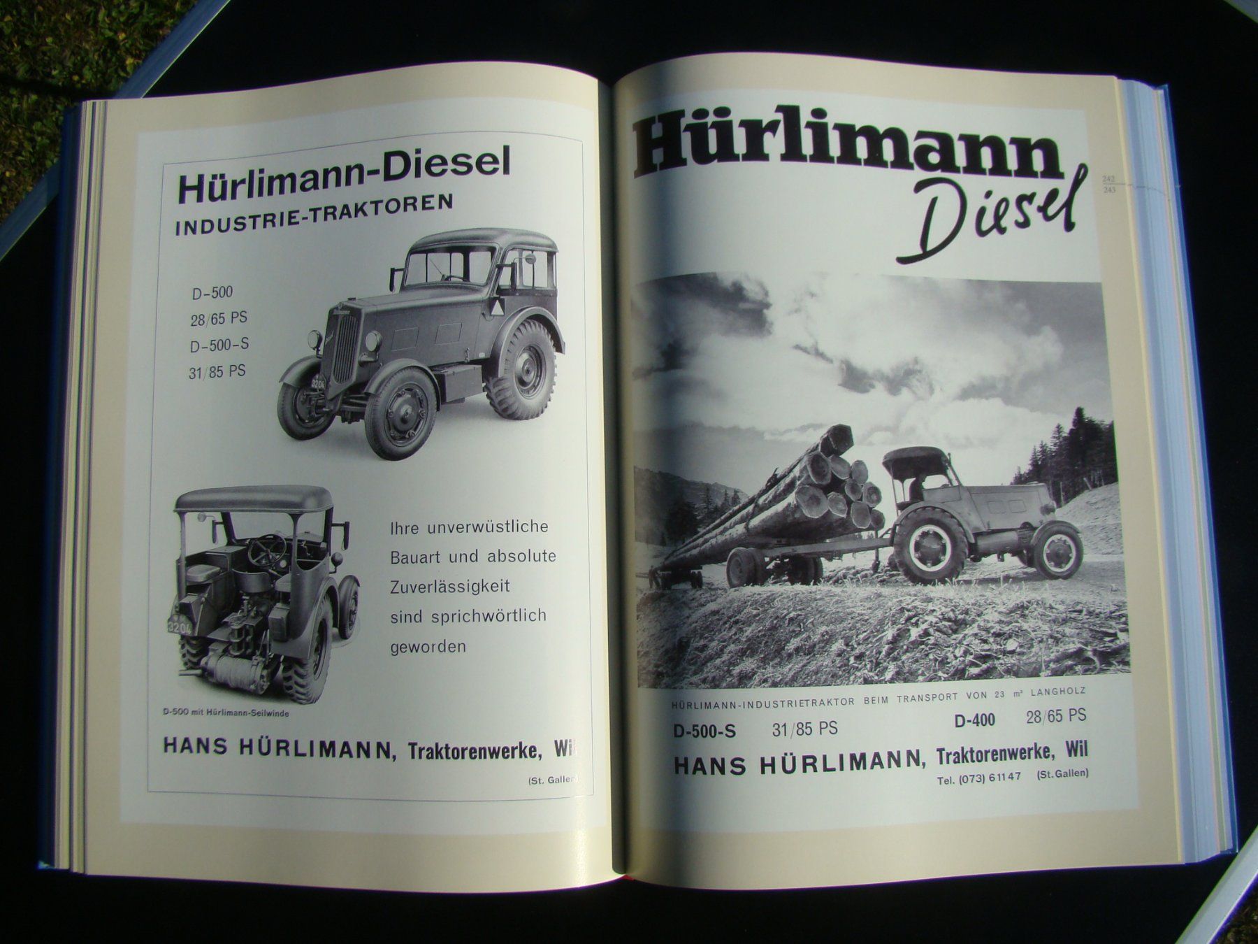 Libri: Buch Hürlimann Traktor Prospekte 1929 - 1983 Röthlin – Usato da Walzenhausen venduto da Vanquish711 4
