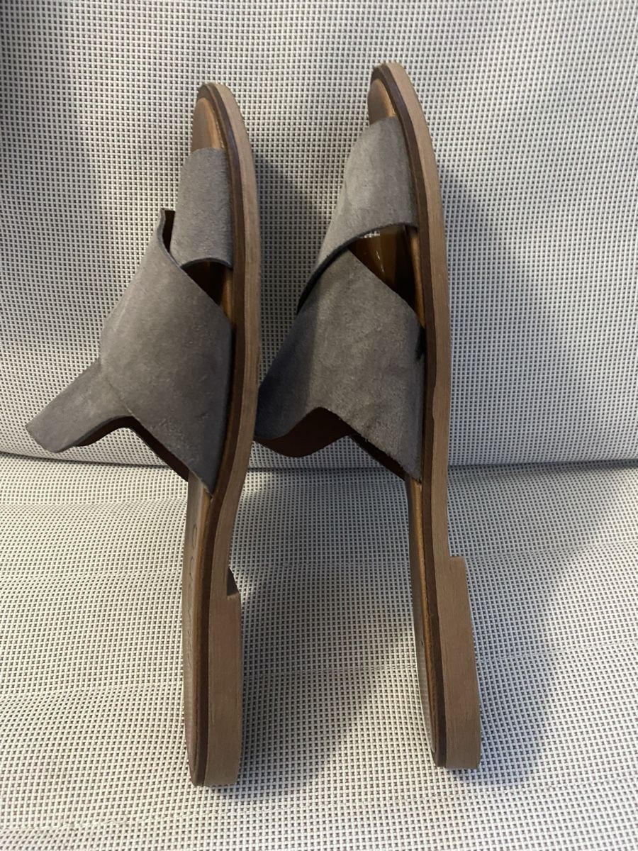 Damenschuhe: Leder-Sommer-Pantoletten, Größe 38, – Gebraucht aus Rorschach von Lauraq12 1