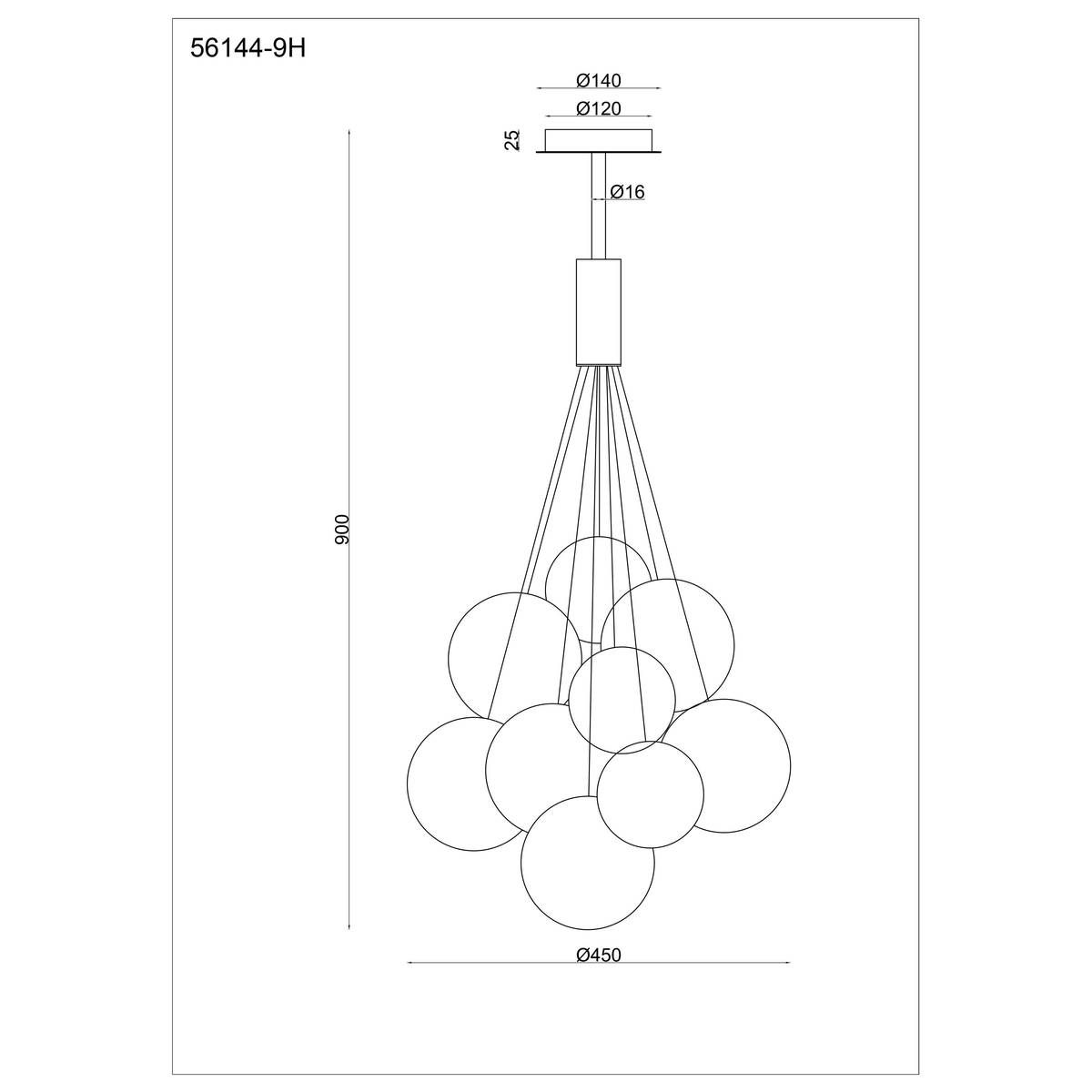 Lampadari & plafoniere: Pendelleuchte, Glas, Schwarz, 90 cm Höhe – Nuovo (secondo la descrizione) da Kreuzlingen venduto da Smart-Light 8