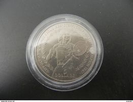 Niue 5 Dollars 1988 - Olympia Tennis Steffi Graf