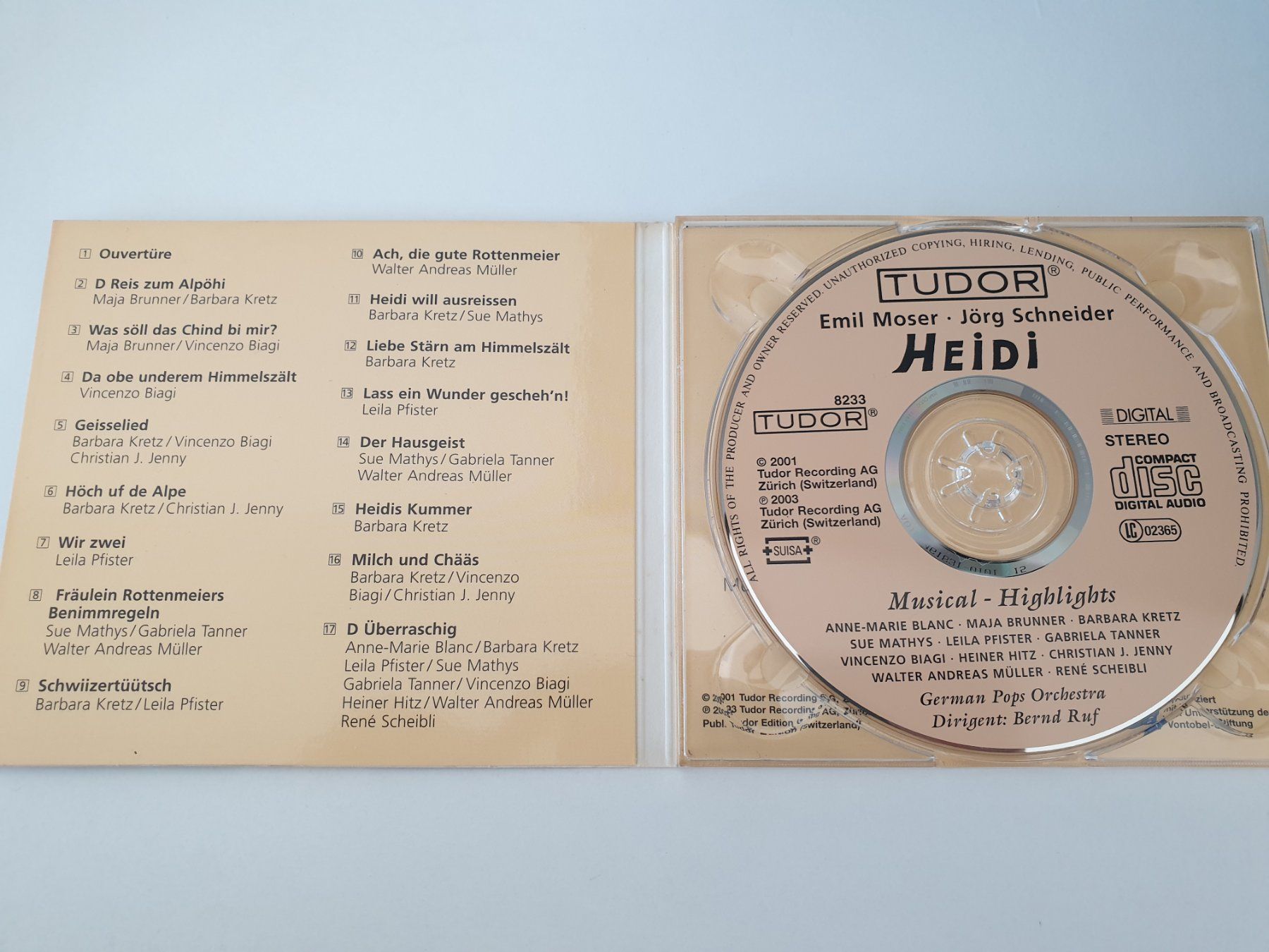 CD: Heidi - Musical Highlights – Usato da Obfelden venduto da Masme 2