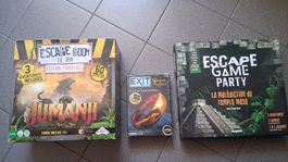 Lot de 3 jeux d'escape game neufs