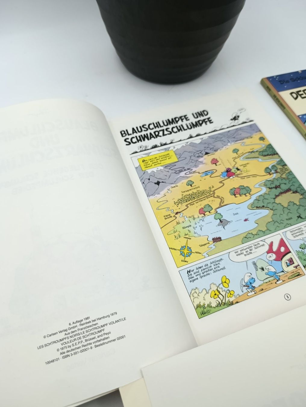 Fumetti: 3 Schlümpfe Peyo Comics Carlsen Verlag 1981 – Usato da Wil SG venduto da Donaldus 4