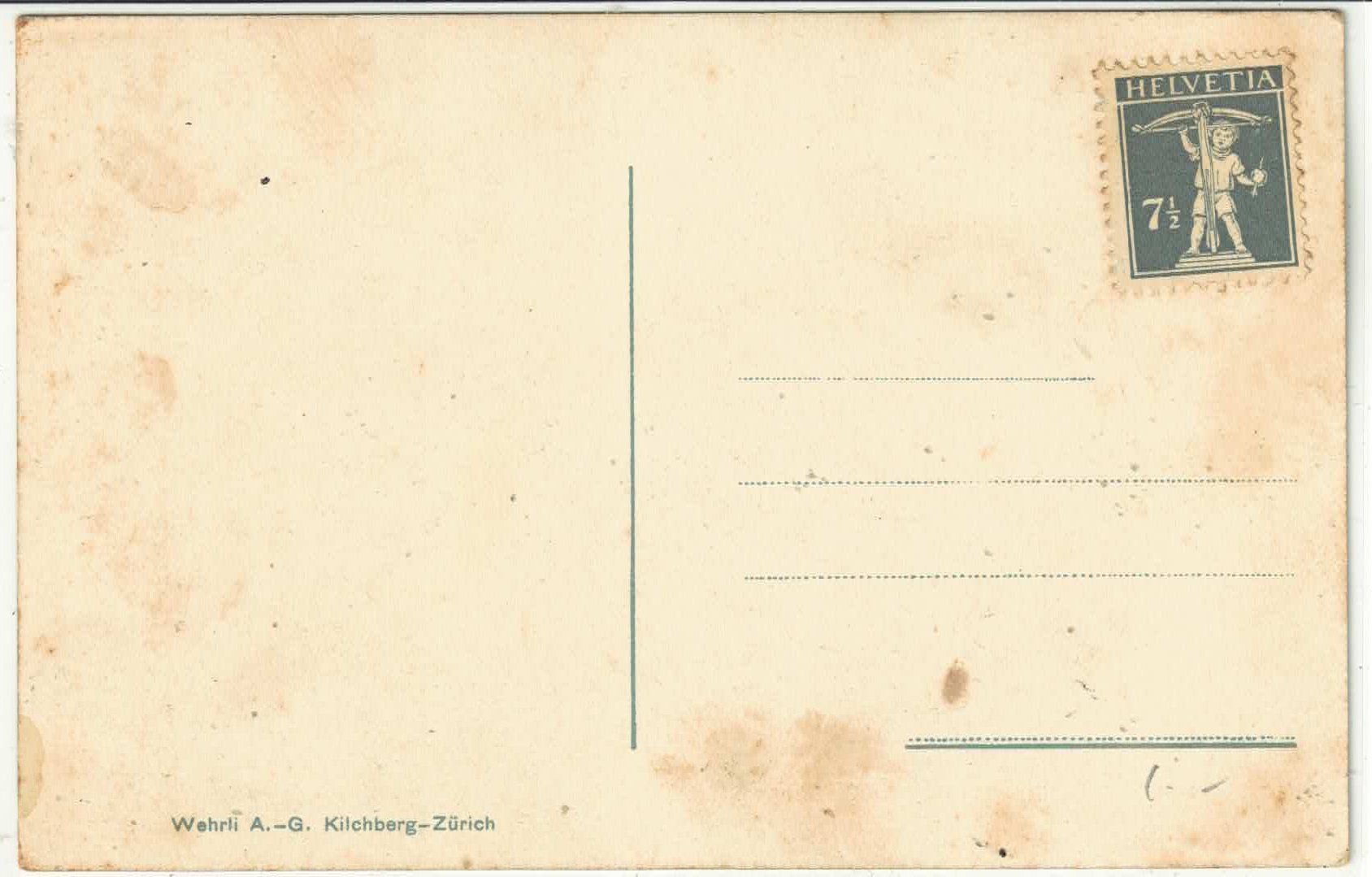 Cartoline postali: Monte Generosa - Hotel Kulm - Litho – Usato da Ettingen venduto da Kartenplanet 1