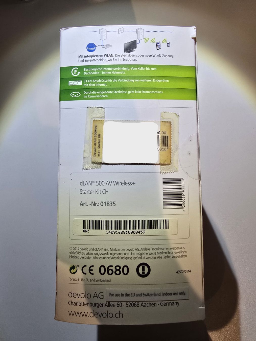 Devolo Laufwerke & Adapter: devolo dLAN 500 AV Wireless+ Starter Kit – Adapter Set – Gebraucht aus Brugg AG von orvel 3