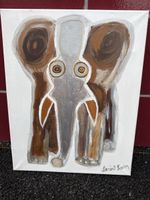 Original Gemälde, abstrakt, handsigniert, Leinwand, Unikat