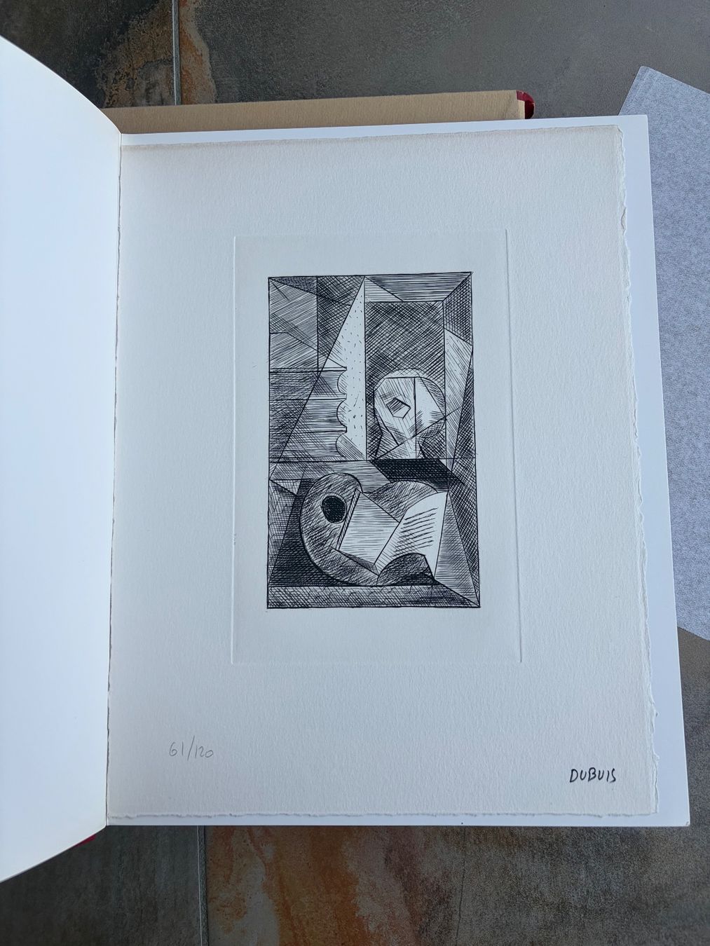Dipinti: Fernand DUBUIS. Catalogue. M. Zermatten. Gravure originale – Usato da St-George venduto da Raretefacts 1