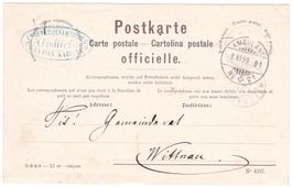 1899 Amtl. PK Kreis-Förster Kt. AG Rheinfelden nach Wittnau