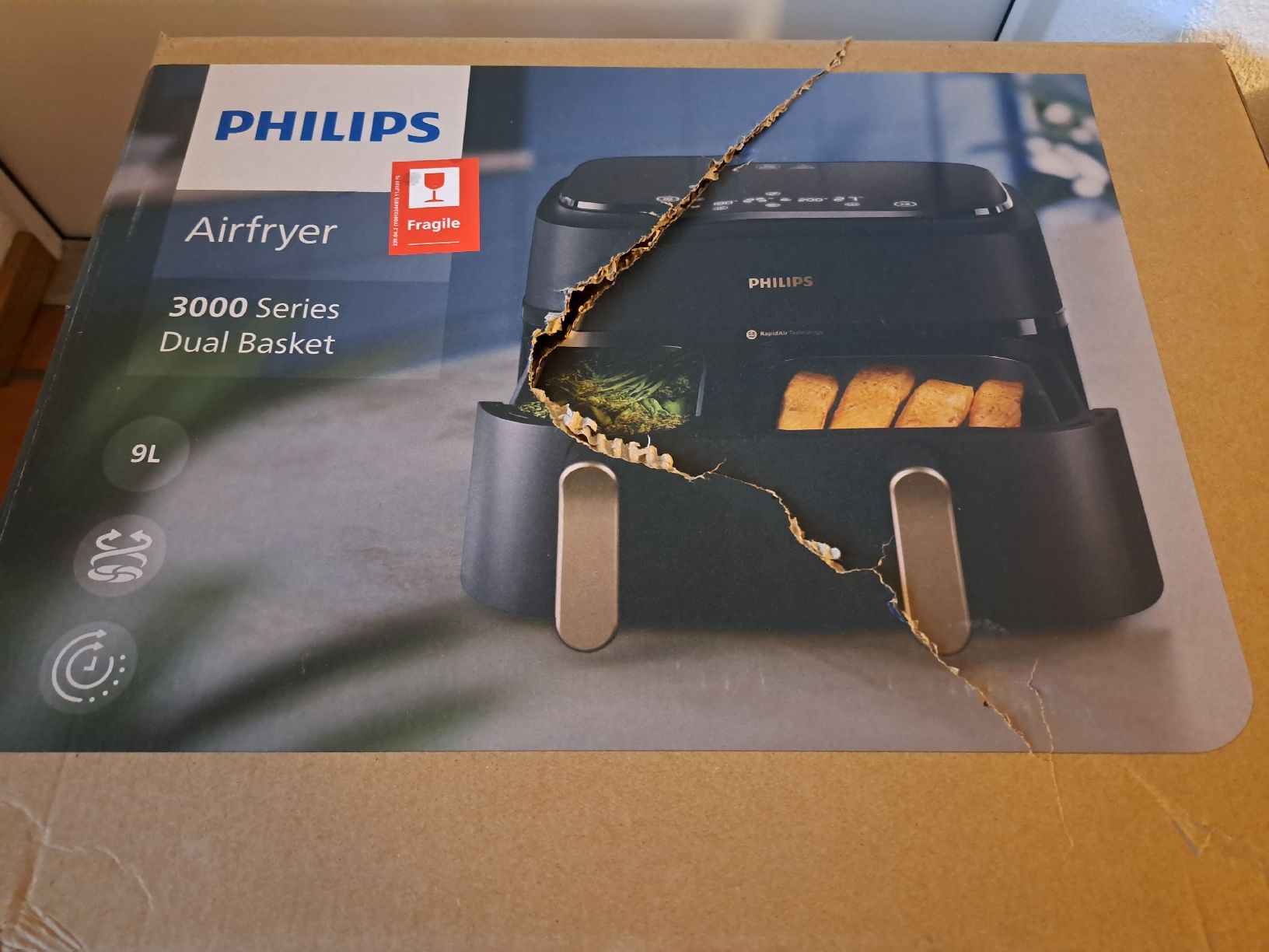 Philips Küchengeräte: Airfryer mit Doppelkorb – Neu und originalverpackt aus Dicken von and_sx79