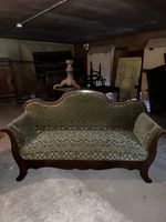 Sofa antiker Stil grün/oliv