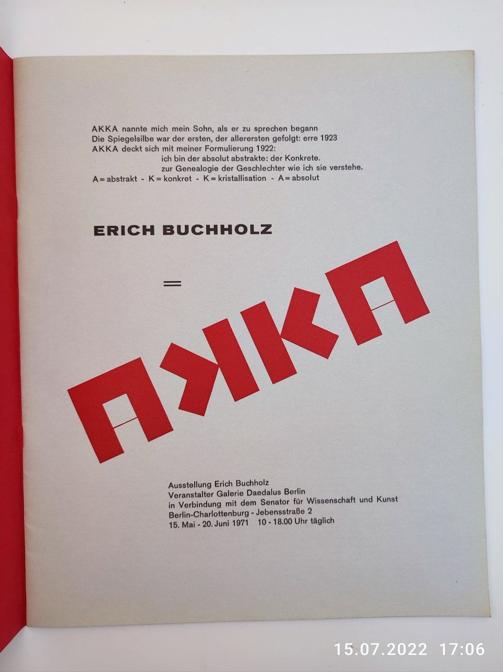 Libri: ERICH BUCHHOLZ - 3 TITEL – Usato da Goldach venduto da Gaip 5