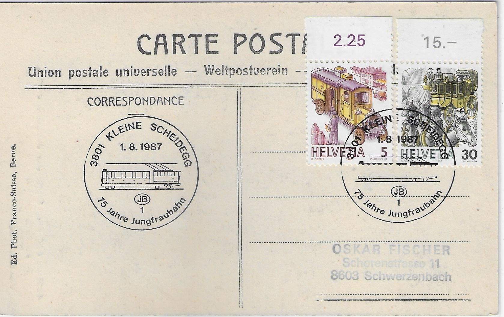 Cartes postales: Auf dem Gipfel der Jungfrau – D'occasion à Ettingen par Kartenplanet 1