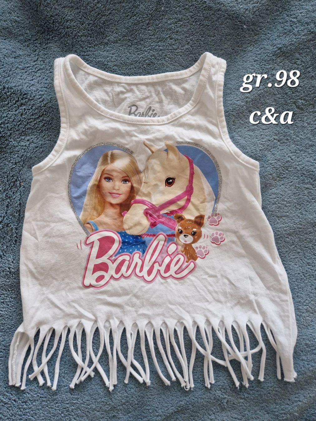 C&A Camicette, T-shirt & Top: Kurzarm Shirt grösse 98 Barbie – Usato da Heimberg venduto da Eleanor20