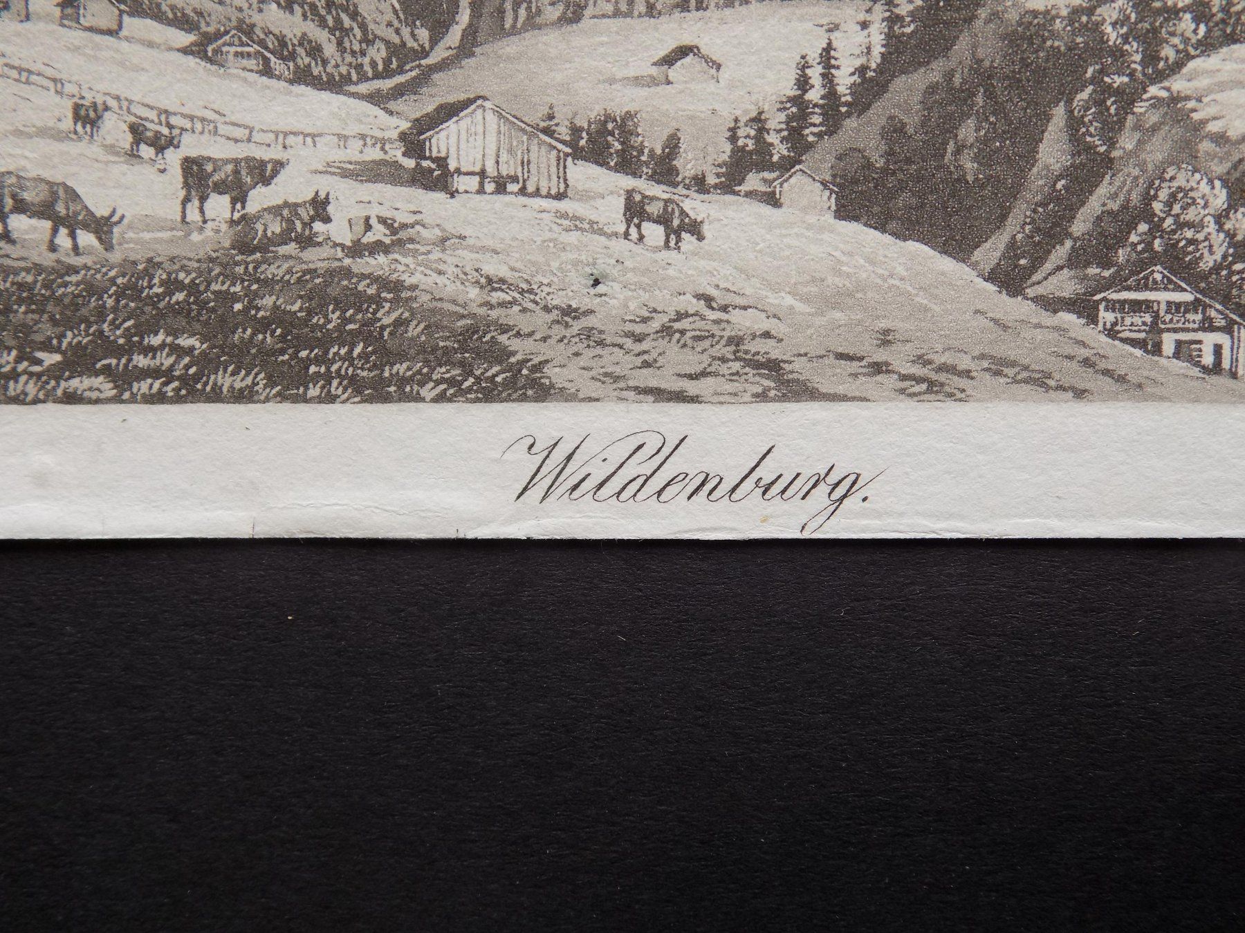 Incisioni: Wildenburg Wildhaus Aquatinta – Usato da Risch venduto da Rischli15 2