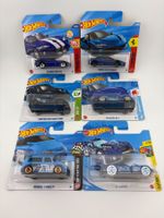 6 Hot Wheels BLAU Ferrari, Dodge Viper, Ford Mustang Mix 63