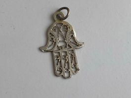 Silber 925 Vintage Fatimas Hand Anhänger