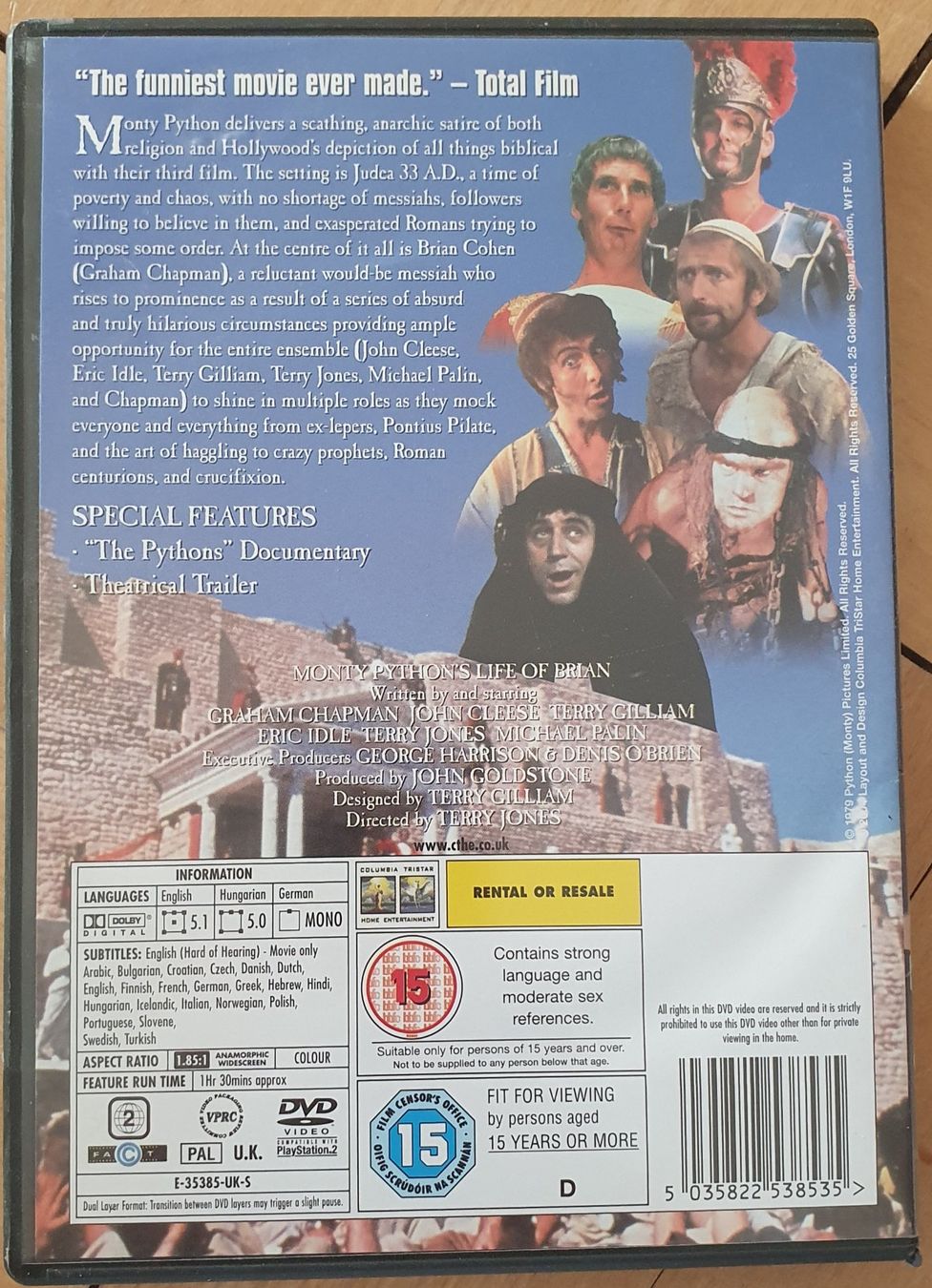 Tutti i DVDs: Monty Python - Das Leben des Brian - Life of Brian - DVD – Usato da Bern venduto da Llu 1