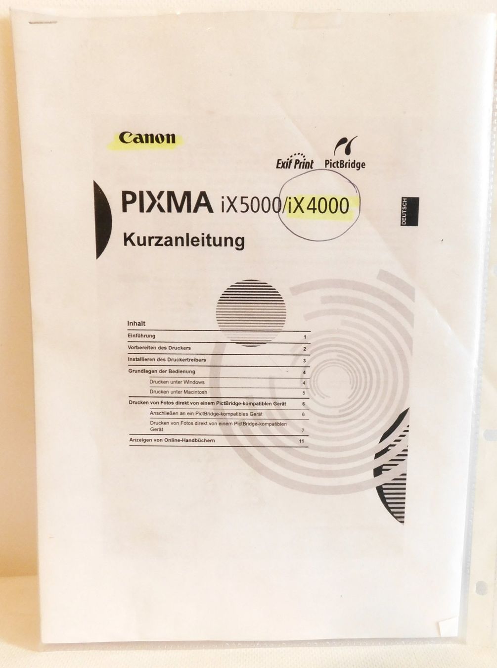 Canon Stampanti: Canon PIXMA Ix4000 Drucker 2006er – Usato da Emmenbrücke venduto da Neverlaand-22 8