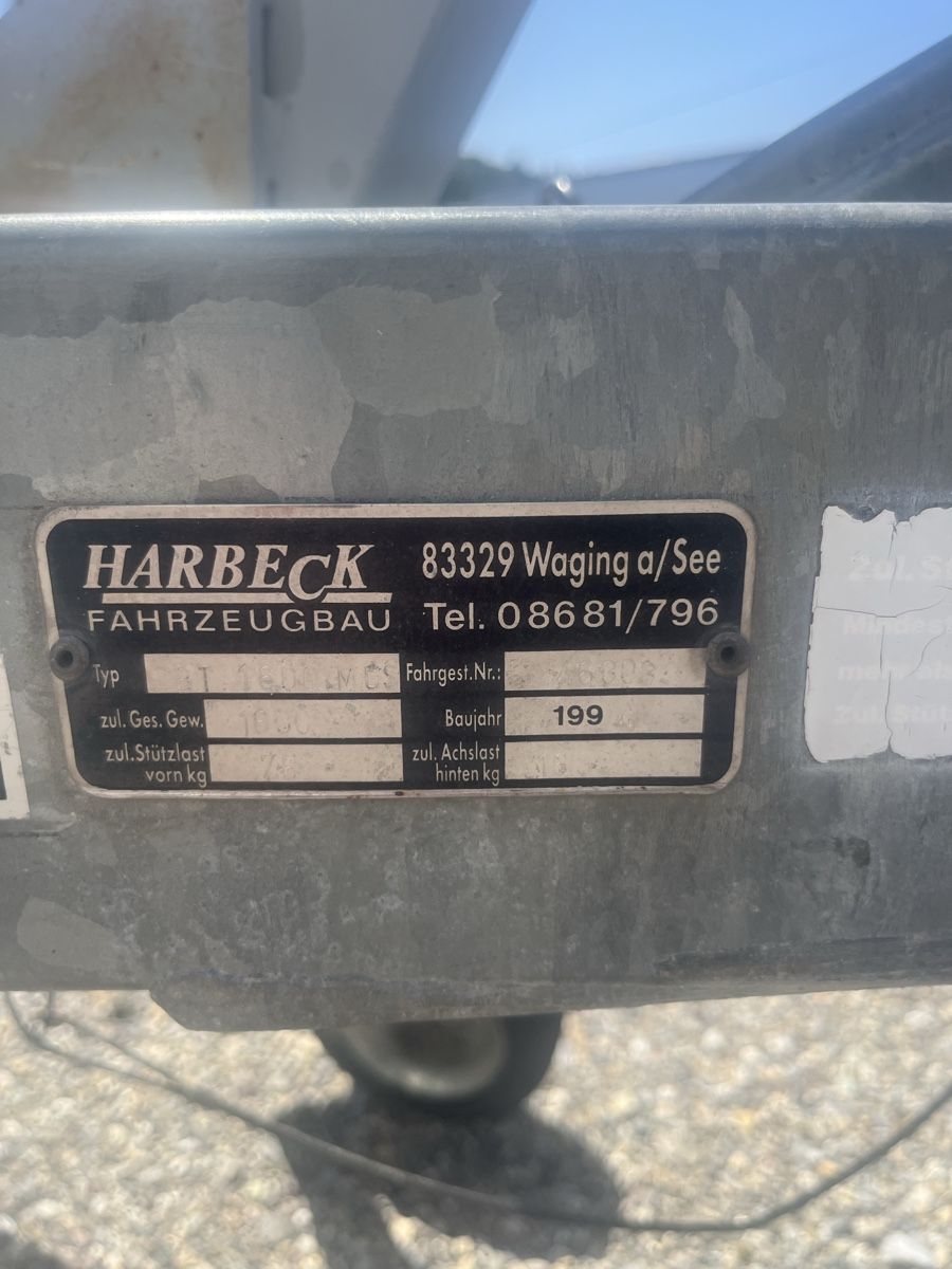 Harbeck Anhänger: Bootsanhänger Harbeck BT 1600 – Gebraucht aus Neuhausen von Buda8 3