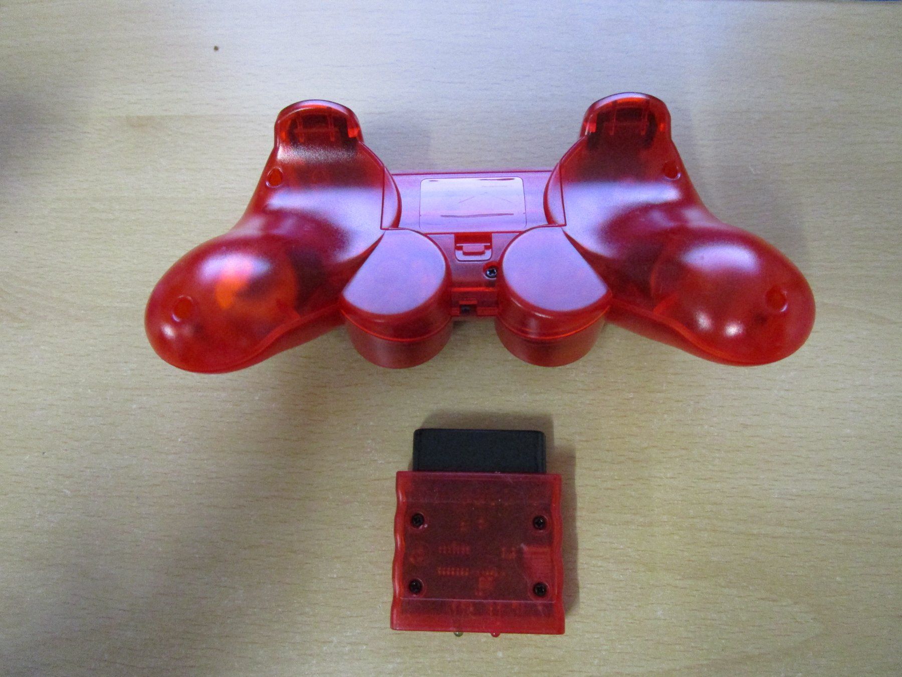 Controller: Playstation 2 Wireless Controller -clear red - NEUWARE PS2 – Nuovo (secondo la descrizione) da Goldau venduto da agestuffer 2