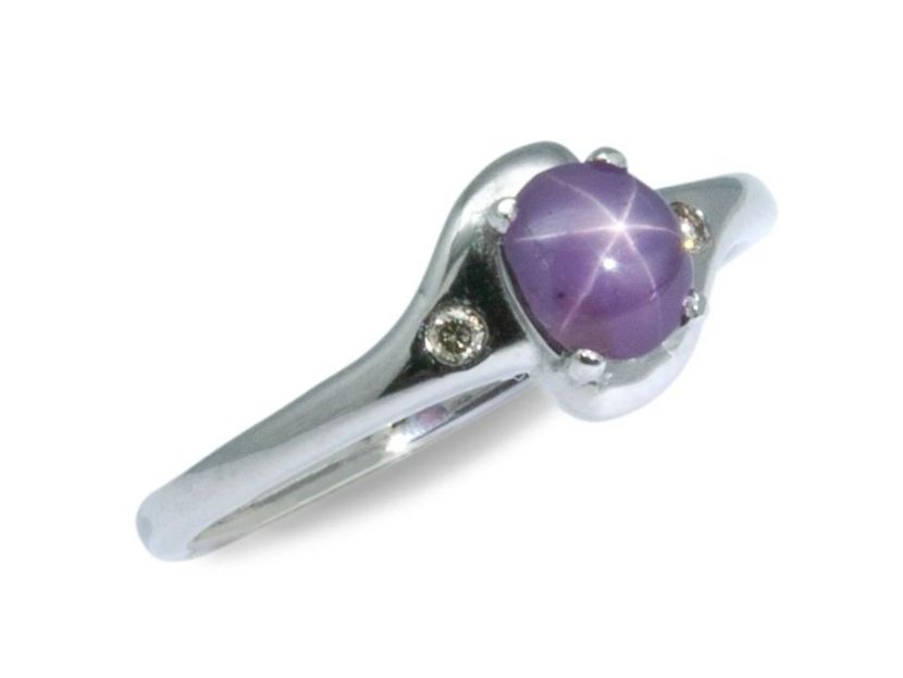 Ringe: Sternsaphir-Ring 1.07ct & Cognac-Brillanten – – Neu und originalverpackt aus Zürich von GOS08 1