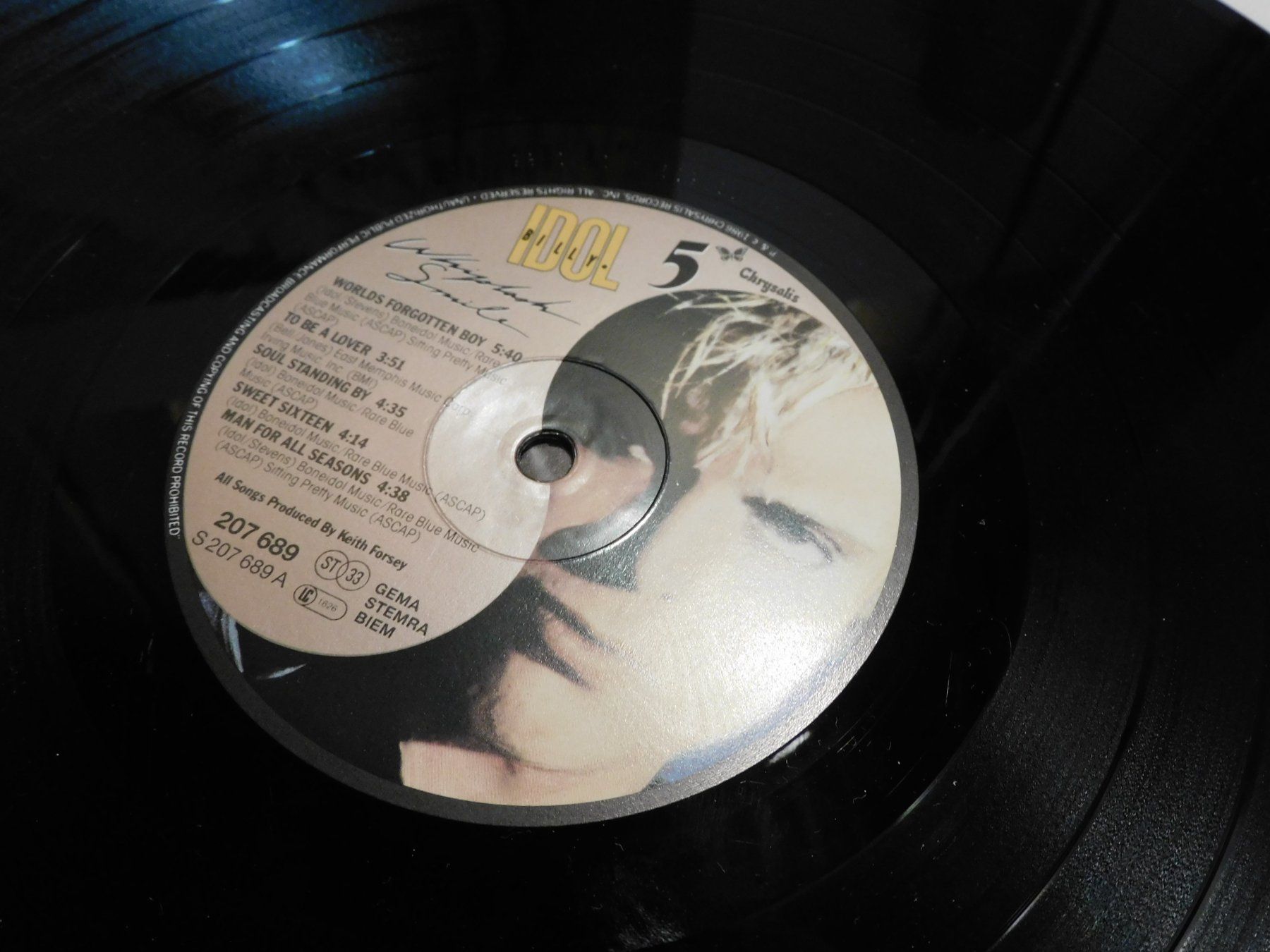 Schallplatten: LP -  Billy Idol  - 1985 - Schallplatte    LP – Gebraucht aus Sursee von 76 5