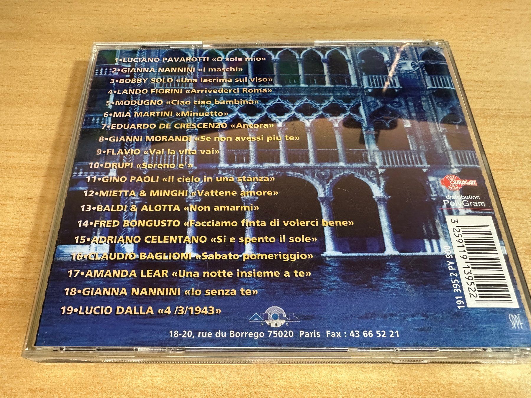 CD: A4 Various – Les Nuits Italiennes – Usato da Rikon im Tösstal venduto da Alpenmutz 1