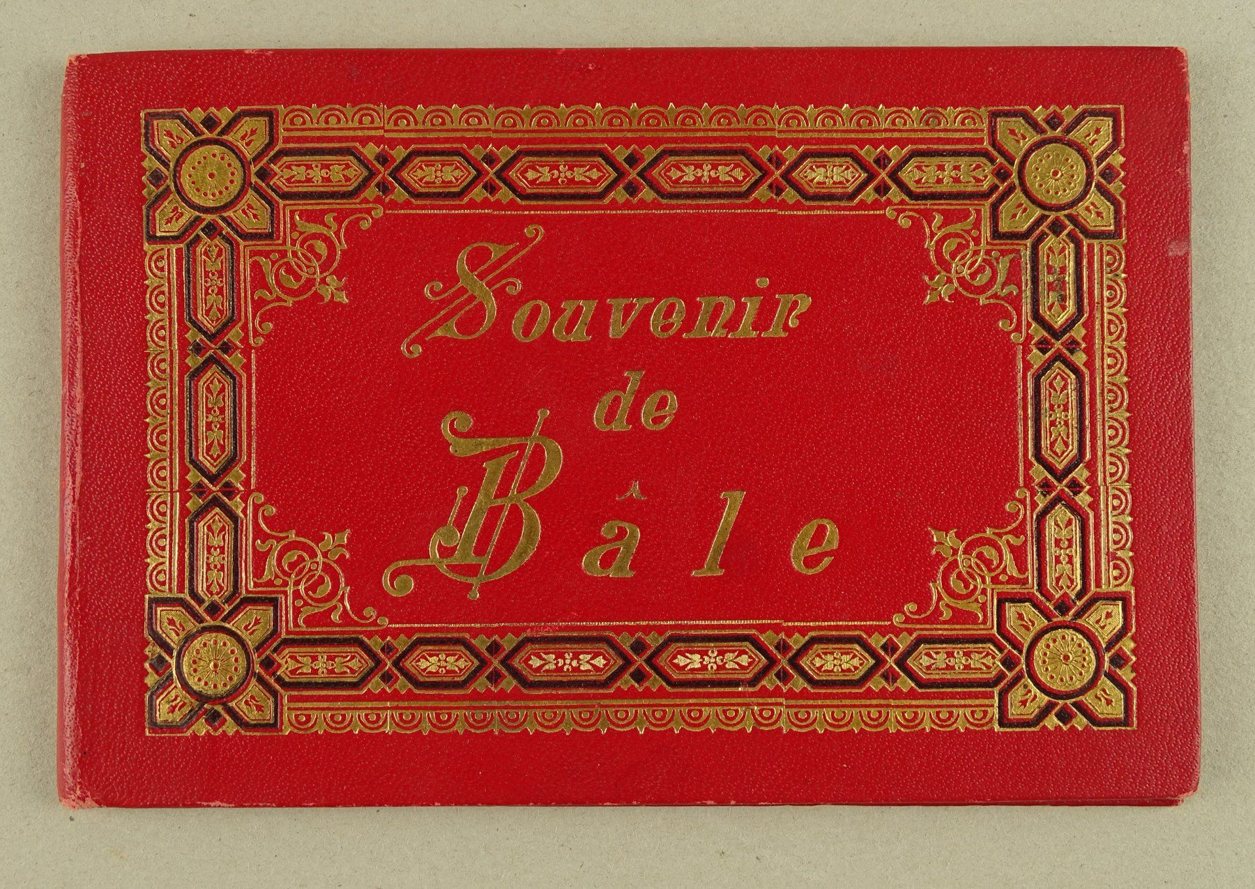 Libri: SOUVENIR DE BÂLE, BASEL, LEPORELLO UM 1890 – Usato da Grüningen venduto da Kartensammler