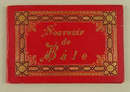 SOUVENIR DE BÂLE, BASEL, LEPORELLO UM 1890